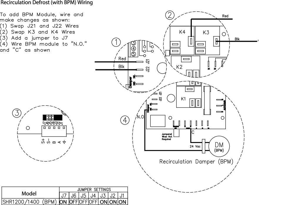 Images Wiring - SHR 1200 VRC - Fantech