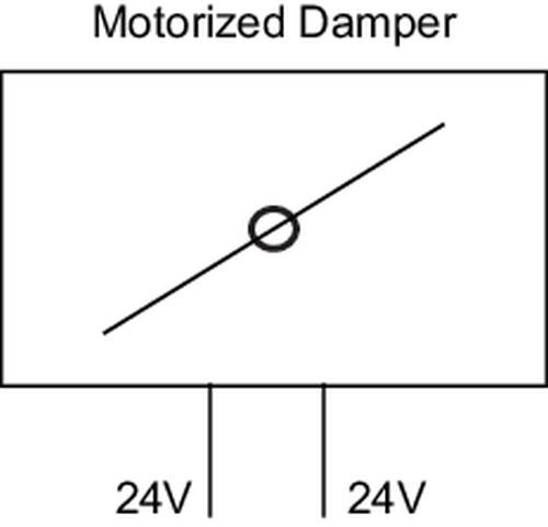 Images Wiring - ADC 12 Shut-off Damper w Motor - Fantech