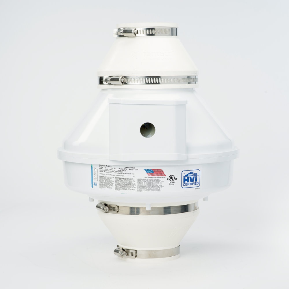 Rn 4EC3 Inline Radon Fan Radon mitigation fans Fantech