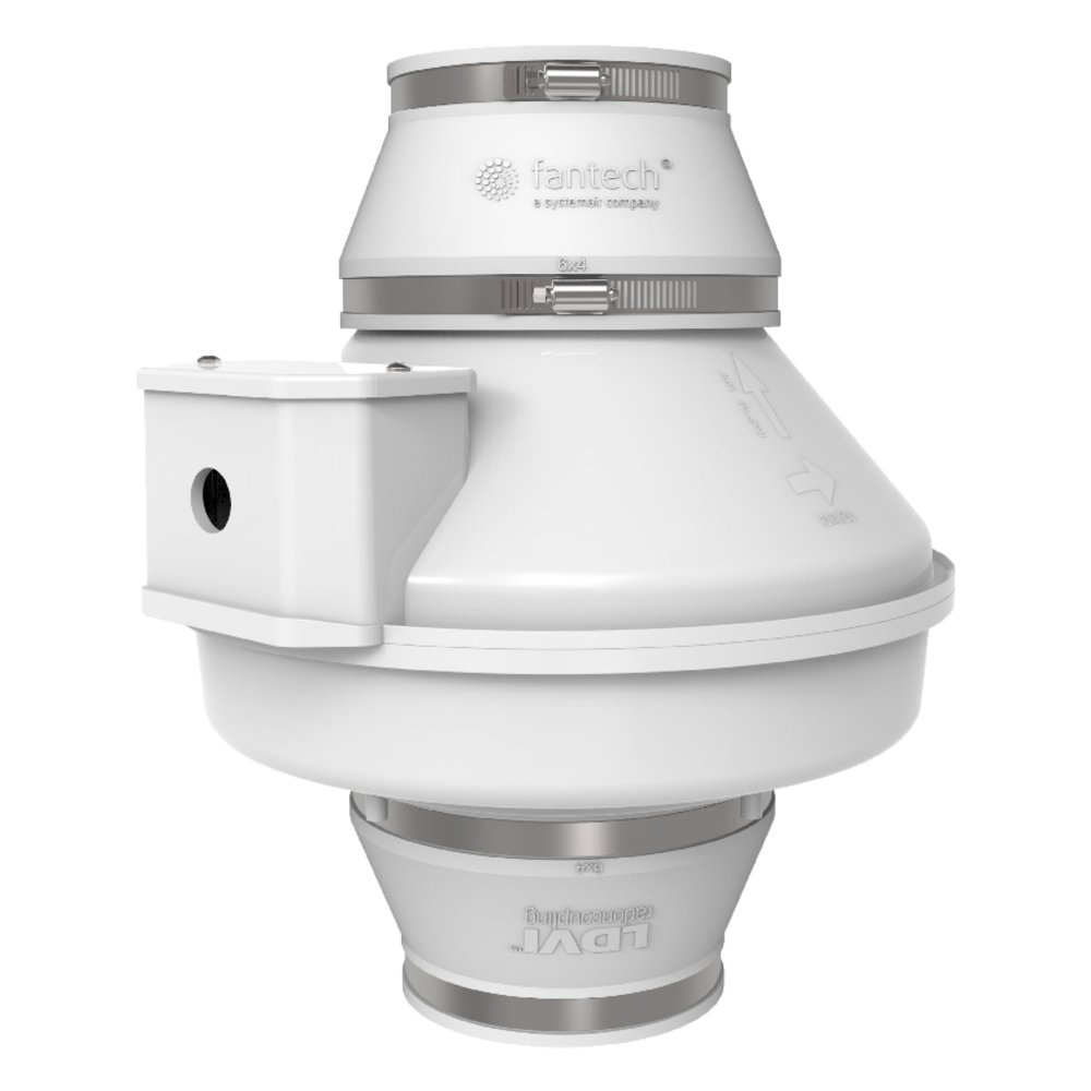 Rn 4EC4 Inline Radon Fan Ventilateurs de radon en ligne Fantech