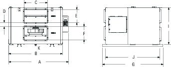 Images Dimensions - SHR 1200 Heat Rec Ventilator - Fantech